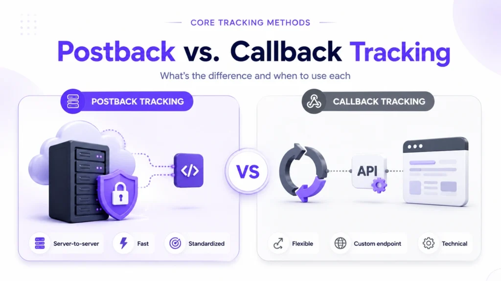 postback vs callback tracking igamingxpert