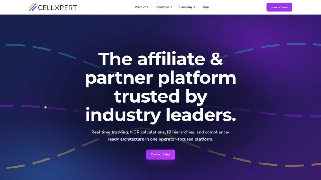affiliate tracking platform cellxpert homepage