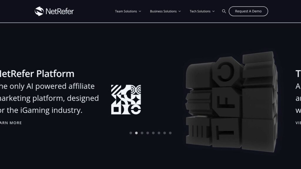 affiliate tracking platform netrefer website
