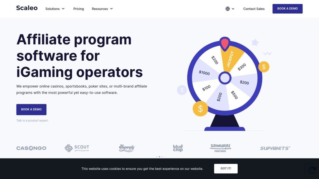 affiliate tracking platform prize wheel