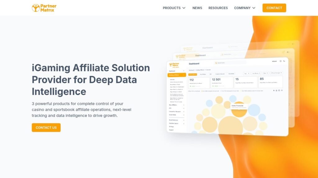 affiliate tracking platform software dashboard