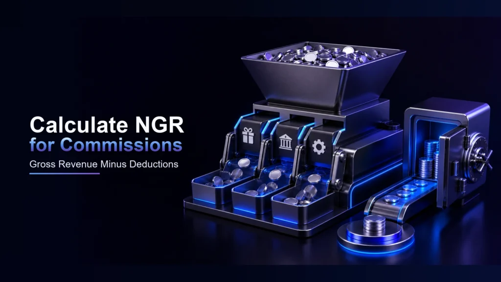 How to calculate NGR for casino commissions