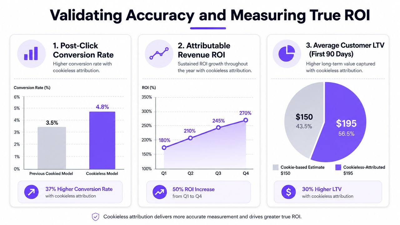 cookieless attribution models roi analysis