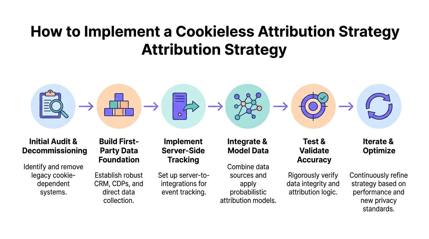cookieless attribution models strategy flowchart