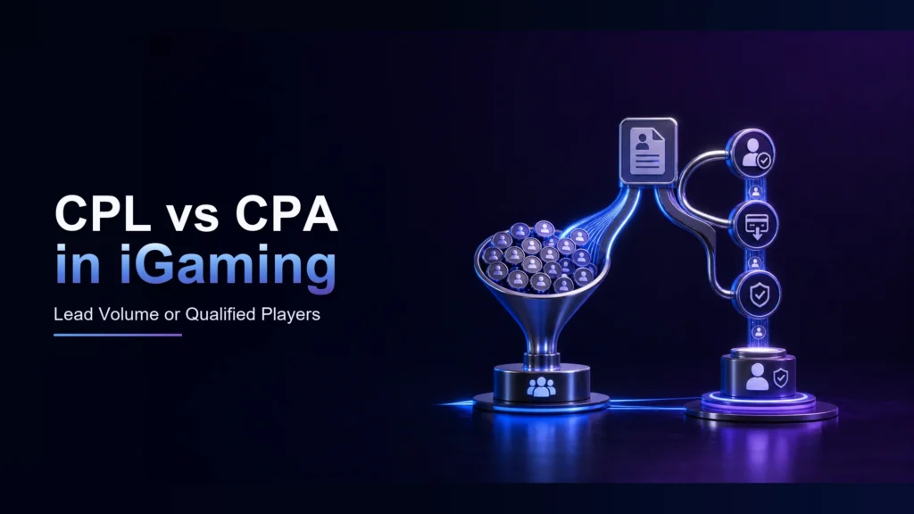 Cost per lead CPL vs CPA in iGaming