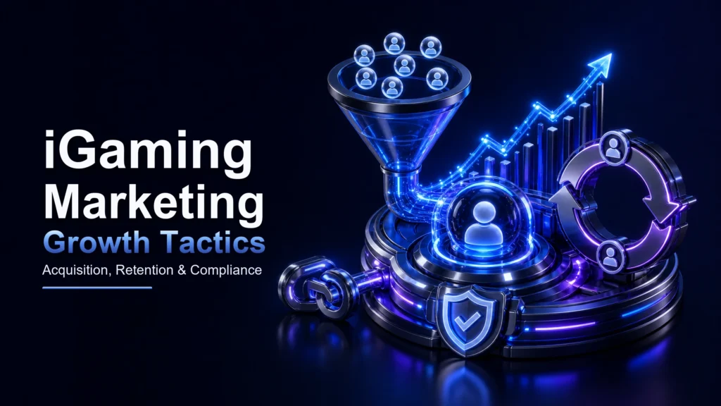 iGaming marketing growth tactics for player acquisition, retention, and compliance
