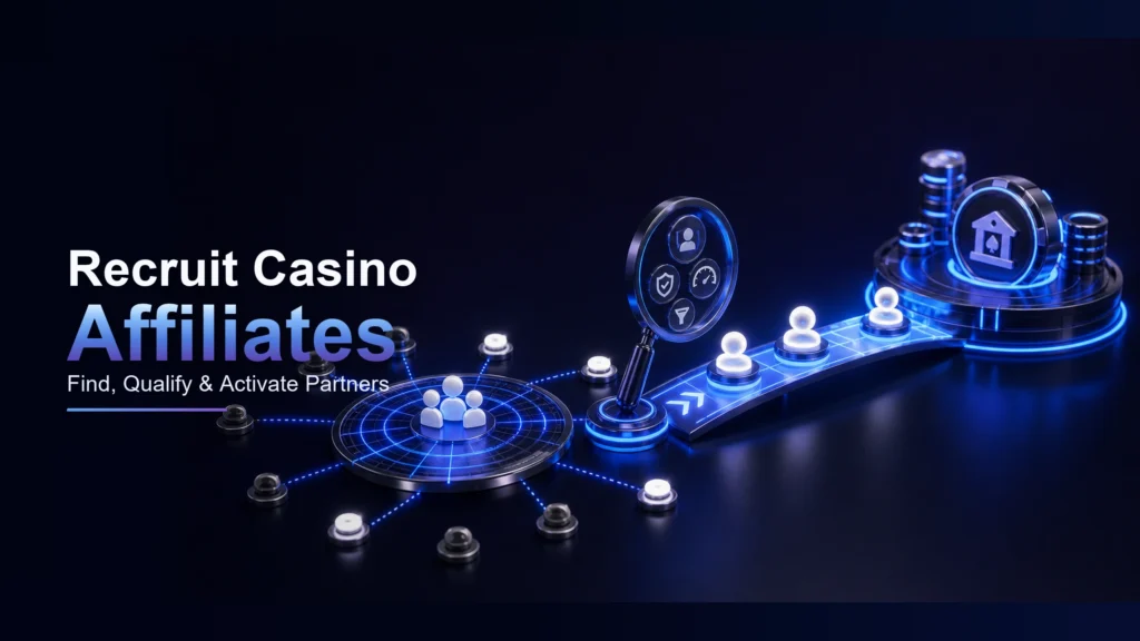 How to recruit casino affiliates step by step